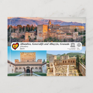 UNESCO WHS - Alhambra, Granada Postcard