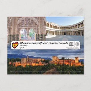UNESCO WHS - Alhambra, Granada Postcard