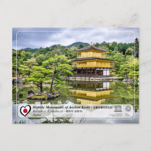 UNESCO WHS - Ancient Kyoto -Rokuon-ji - 鹿苑寺 Postcard