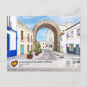 UNESCO WHS - Arco de Trajano de Mérida Postcard