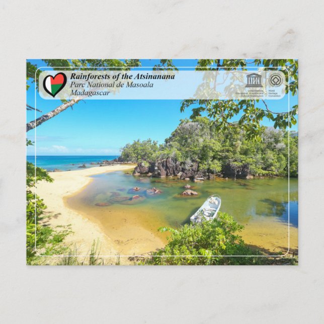 UNESCO WHS - Atsinanana - Masoala National Park Postcard (Front)