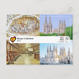 UNESCO WHS, Burgos Cathedral / Catedral de Burgos Postcard