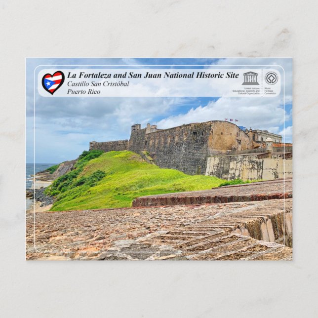 UNESCO WHS - Castillo San Cristóbal Postcard (Front)