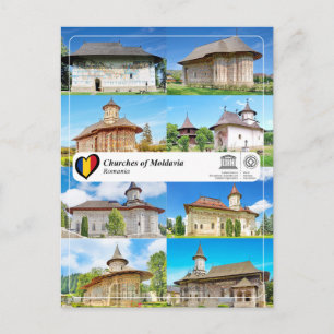 UNESCO WHS - Churches of Moldavia Postcard
