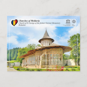 UNESCO WHS - Churches of Moldavia - Voronet Postcard