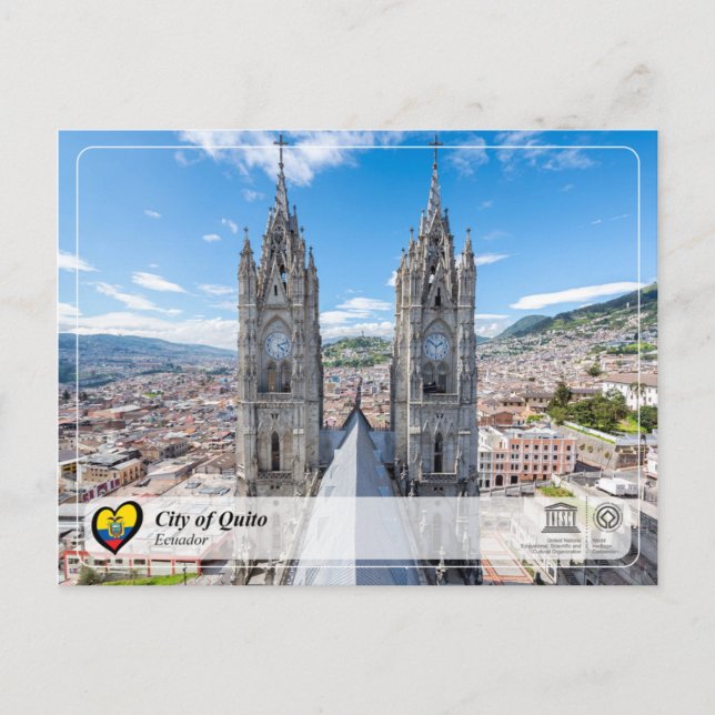 UNESCO WHS - City of Quito Postcard (Front)