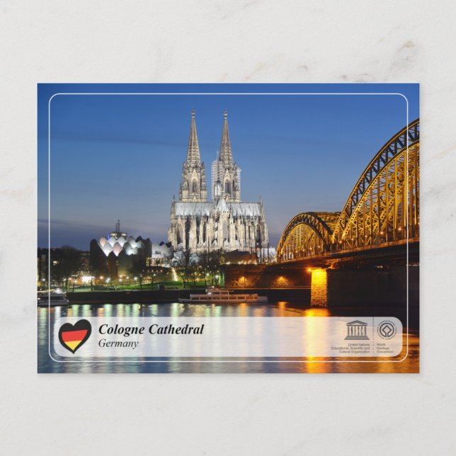 UNESCO WHS - Cologne Cathedral Postcard (Front)