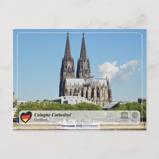 UNESCO WHS - Cologne Cathedral Postcard (Front)