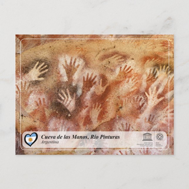 UNESCO WHS - Cueva de las Manos, Río Pintura Postcard (Front)