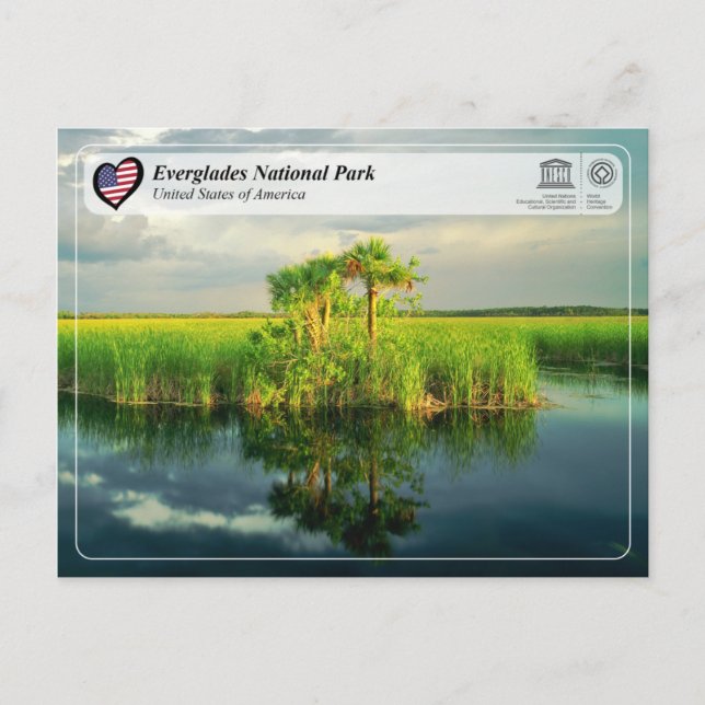 UNESCO WHS - Everglades National Park Postcard (Front)
