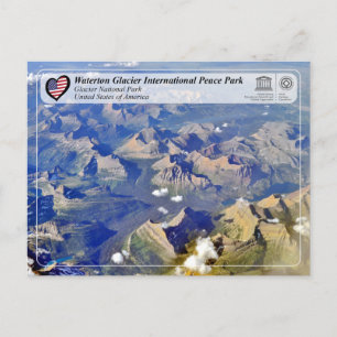 UNESCO  WHS - Glacier National Park Postcard