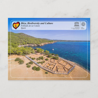 UNESCO WHS - Ibiza/Eivissa - Ruins of Sa Caleta Postcard