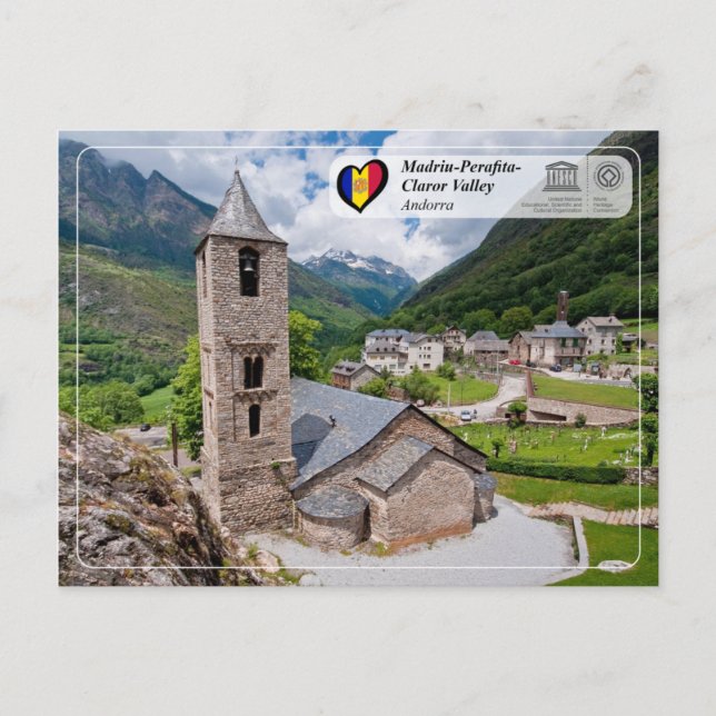 UNESCO WHS - Madriu-Perafita-Claror Valley Postcard (Front)