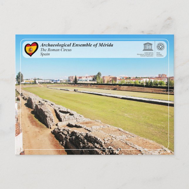 UNESCO WHS - Mérida - The Roman Circus Postcard (Front)