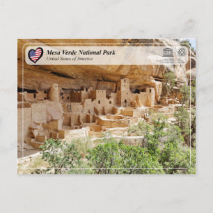 UNESCO WHS - Mesa Verde National Park Postcard
