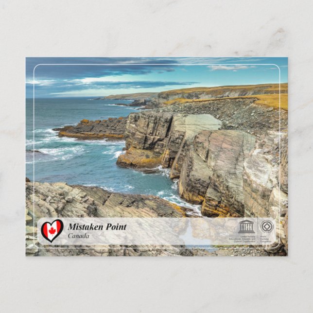 UNESCO WHS - Mistaken Point Postcard (Front)