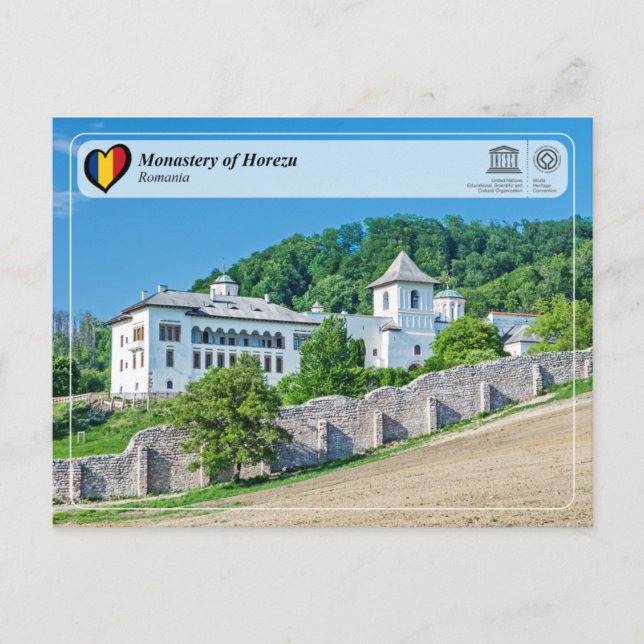 UNESCO WHS - Monastery of Horezu Postcard (Front)