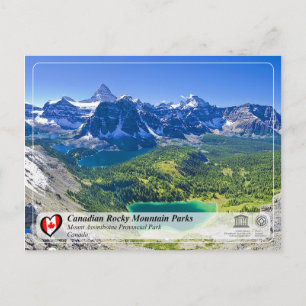 UNESCO WHS - Mount Assiniboine Provincial Park Postcard