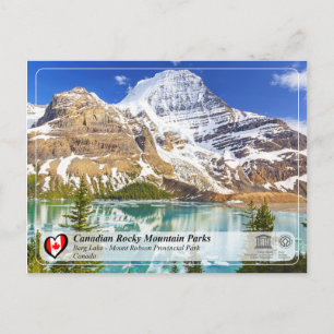 UNESCO WHS - Mount Robson Provincial Park Postcard
