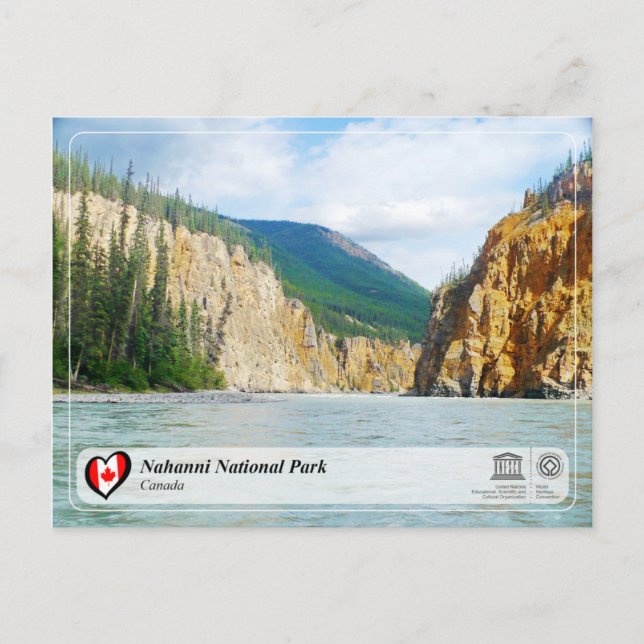 UNESCO WHS - Nahanni National Park Postcard (Front)