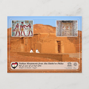 UNESCO WHS - Nubian Monuments - Temple of Amada Postcard