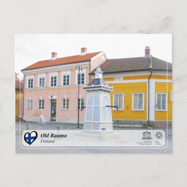 UNESCO WHS - Old Rauma Postcard (Front)