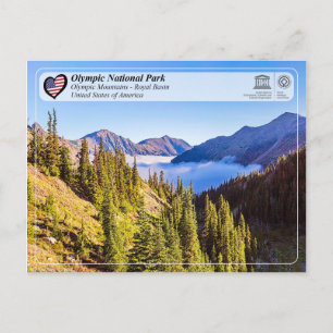 UNESCO WHS - Olympic National Park - Royal Basin Postcard
