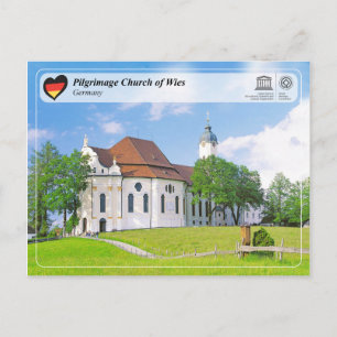 UNESCO WHS - Pilgrimage Church of Wies Postcard