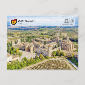 UNESCO WHS - Poblet Monastery Postcard