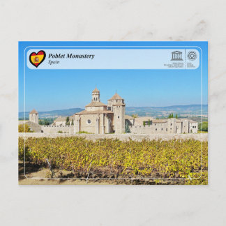 UNESCO WHS - Poblet Monastery Postcard