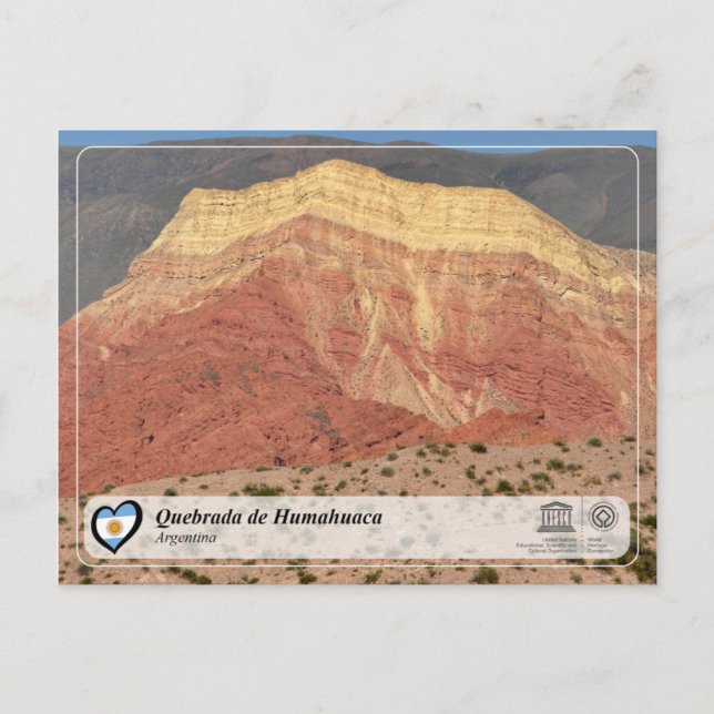 UNESCO WHS - Quebrada de Humahuaca Postcard (Front)