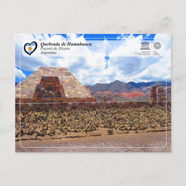 UNESCO WHS - Quebrada de Humahuaca Postcard (Front)