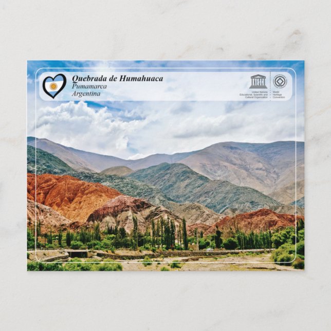UNESCO WHS - Quebrada de Humahuaca Postcard (Front)
