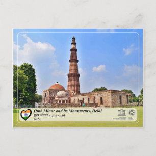 UNESCO WHS - Qutb Minar and its Monuments, Delhi Postcard