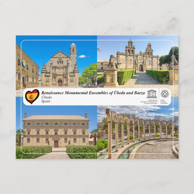 UNESCO WHS - Renaissance Ensembles of Úbeda Postcard (Front)