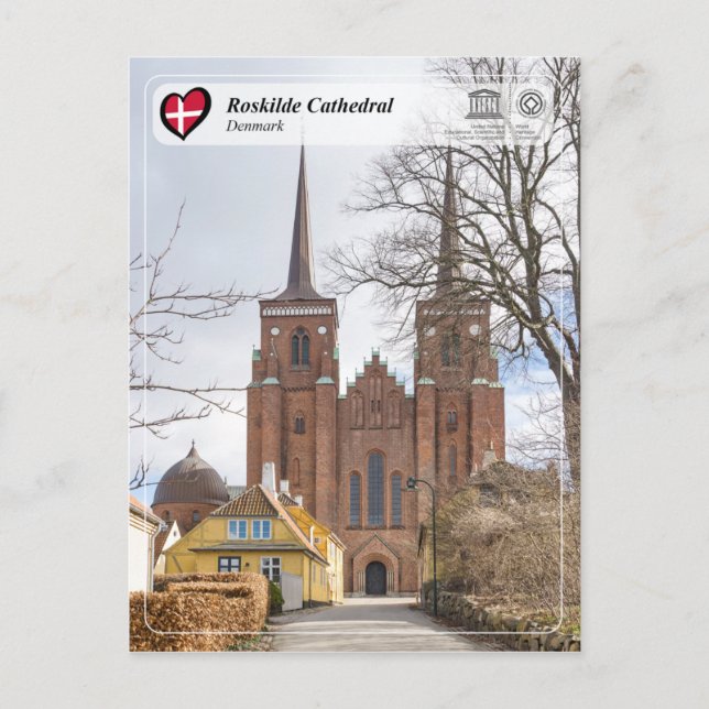 UNESCO WHS - Roskilde Cathedral Postcard (Front)