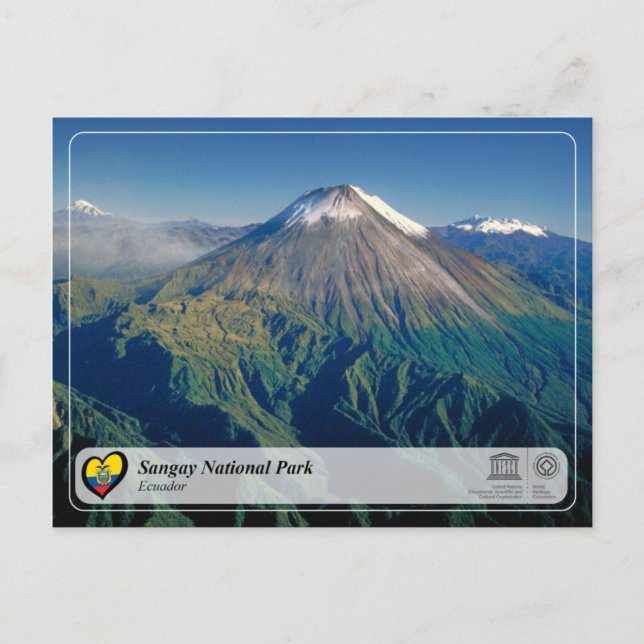 UNESCO WHS - Sangay National Park Postcard (Front)