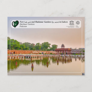 UNESCO WHS - Shalamar Gardens - شالامار باغ  Postcard