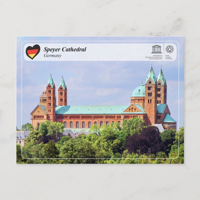 UNESCO WHS - Speyer Cathedral Postcard (Front)