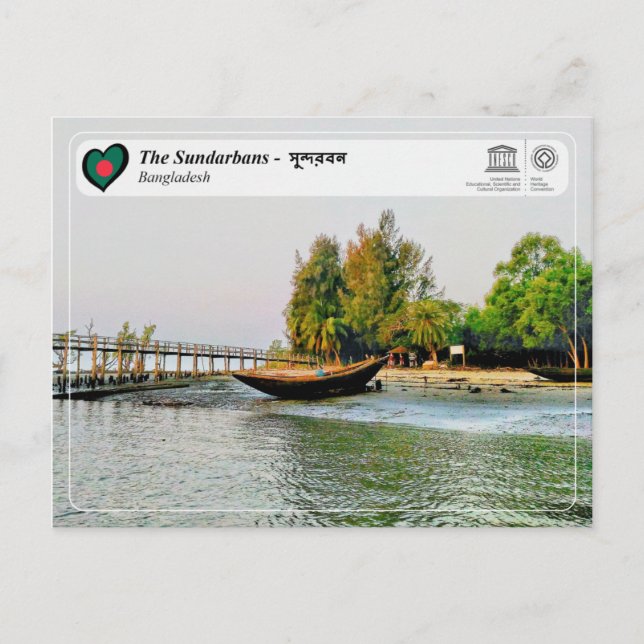 UNESCO WHS - The Sundarbans Postcard (Front)