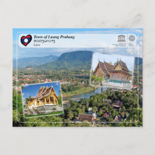 UNESCO WHS - Town of Luang Prabang - ຫລວງພະບາງ Postcard