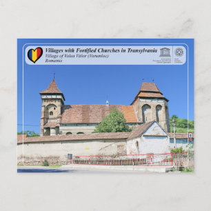 UNESCO WHS - Village of Valea Viilor Postcard