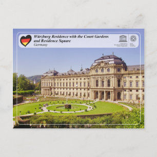 UNESCO WHS - Würzburg Residence Postcard