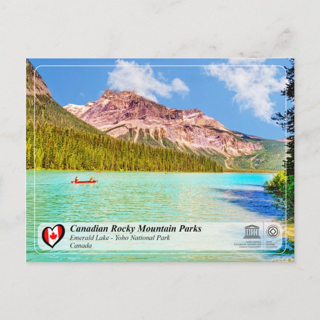 UNESCO WHS - Yoho National Park Postcard (Front)