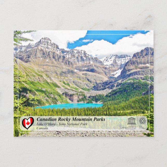 UNESCO WHS - Yoho National Park Postcard (Front)