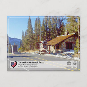 UNESCO WHS - Yosemite NP - Tioga Pass Postcard