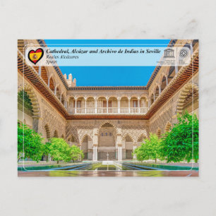 UNESCO World Heritage Site - Alcázar of Seville Postcard