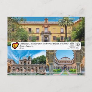 UNESCO World Heritage Site - Alcázar of Seville Postcard