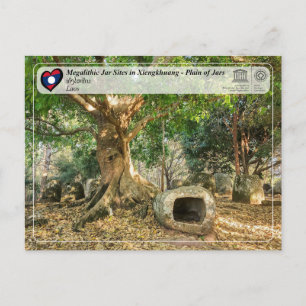 UNESCO - Xiengkhuang - Plain of Jars - ທົ່ງໄຫຫິນ Postcard