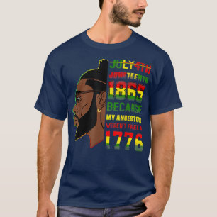 Uneteenth Is My Independence Day Proud Black King T-Shirt